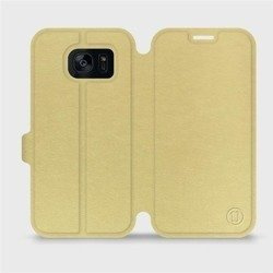Hülle für Samsung Galaxy S7 Edge - Farbe Gold&Gray