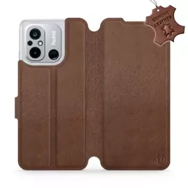 Hülle für Xiaomi Redmi 12C - Farbe Brown Leather