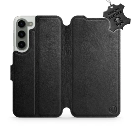 Hülle für Samsung Galaxy S23 Plus - Farbe Black Leather