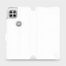 Hülle für Motorola Moto G 5G - Farbe White&Orange