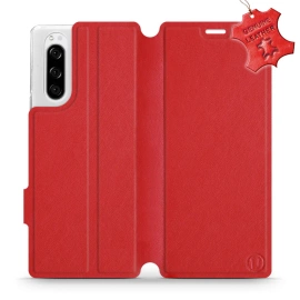 Hülle für Sony Xperia 5 - Farbe Red Leather