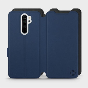 Hülle für Xiaomi Redmi Note 8 Pro - Farbe Marine mit Schwarz