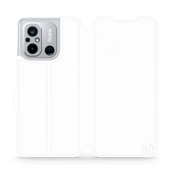 Hülle für Xiaomi Redmi 12C - Farbe White&Gray