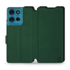 Hülle für Motorola Moto G75 5G - Farbe Grün mit Schwarz