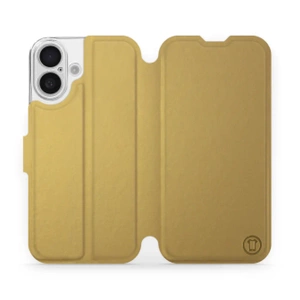 Hülle für Apple iPhone 16 - Farbe Gold&Gray