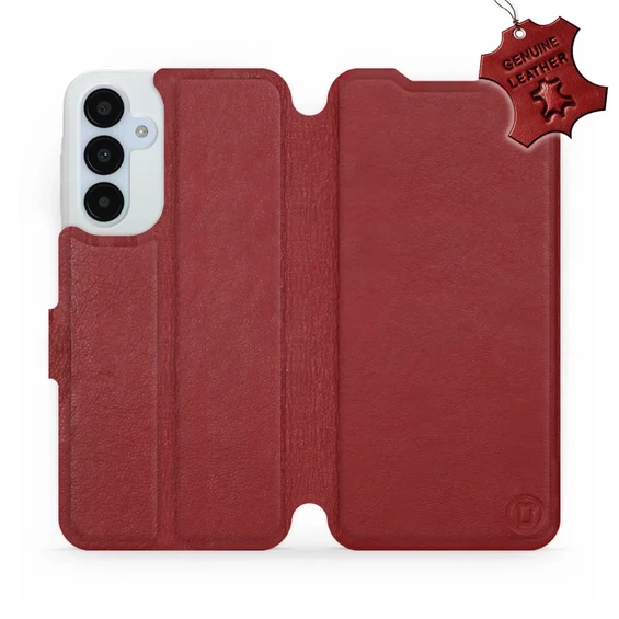 Hülle für Samsung Galaxy A25 5G - Farbe Dark Red Leather