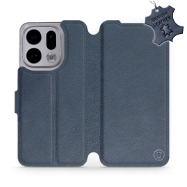 Hülle für OPPO Find X9 - Farbe Blue Leather