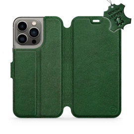 Hülle für Apple iPhone 13 Pro - Farbe Green Leather