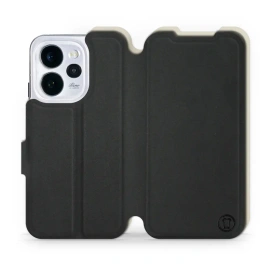 Hülle für OPPO Reno 15 pro - Farbe Schwarz mit Platin