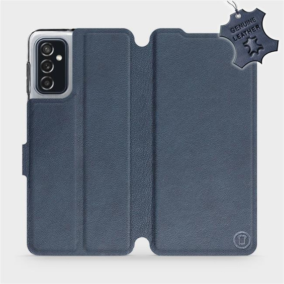 Hülle für Samsung Galaxy M52 5G - Farbe Blue Leather