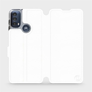 Hülle für Motorola Moto E40 - Farbe White&Orange