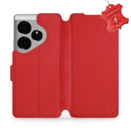 Hülle für Realme GT 6 - Farbe Red Leather