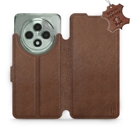 Hülle für OPPO Reno12 FS 5G - Farbe Brown Leather