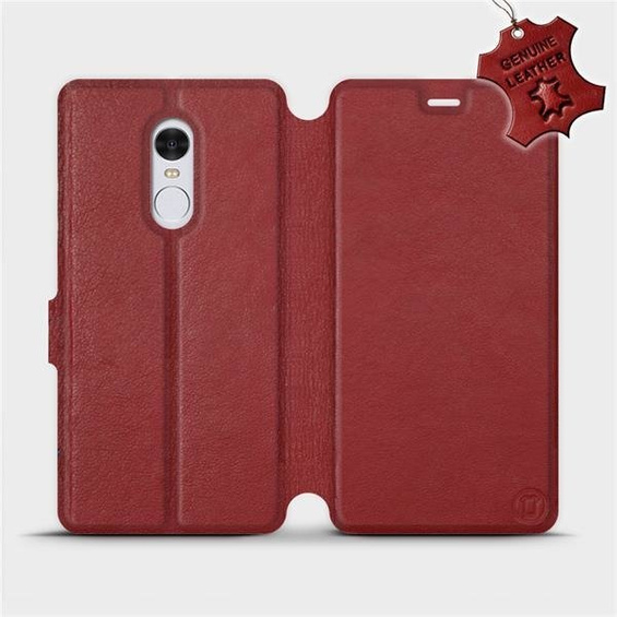 Hülle für Xiaomi Redmi Note 4X - Farbe Dark Red Leather