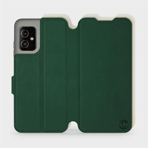 Hülle für Asus Zenfone 8 - Farbe Grün mit Platin