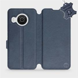 Hülle für Nokia X10 - Farbe Blue Leather