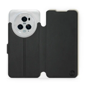 Hülle für Huawei Honor Magic5 Pro 5G - Farbe Schwarz mit Platin