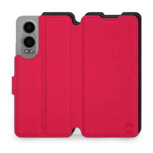 Hülle für OnePlus Nord CE 4 Lite - Farbe Rot mit Schwarz