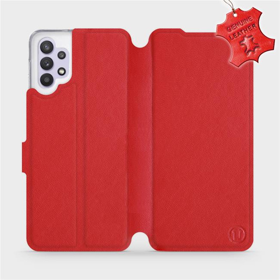 Hülle für Samsung Galaxy M32 5G - Farbe Red Leather