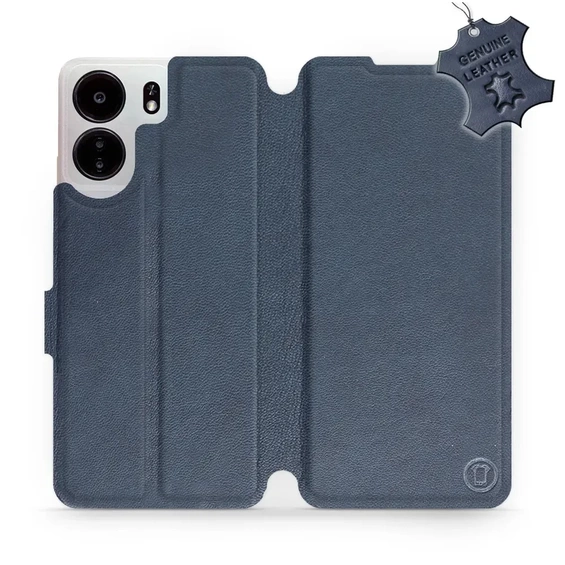 Hülle für Xiaomi POCO C65 - Farbe Blue Leather