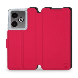 Hülle für Realme GT 7T - Farbe Rot mit Schwarz