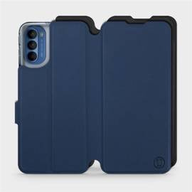 Hülle für Motorola Moto G41 - Farbe Marine mit Schwarz