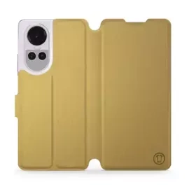 Hülle für OPPO Reno 10 Pro 5G - Farbe Gold&Orange