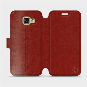 Hülle für Samsung Galaxy A3 2016 - Farbe Brown&Orange