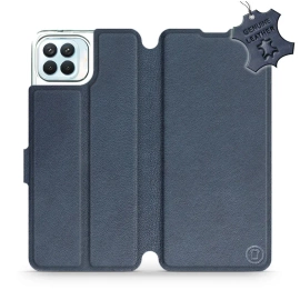 Hülle für OPPO Reno 4 Lite - Farbe Blue Leather