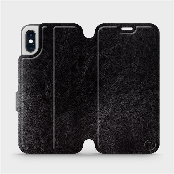 Hülle für Apple iPhone XS - Farbe Black&Orange
