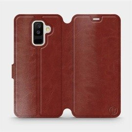 Hülle für Samsung Galaxy A6 Plus 2018 - Farbe Brown&Orange