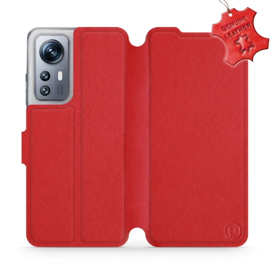 Hülle für Xiaomi 12S - Farbe Red Leather