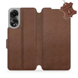 Hülle für OPPO A78 5G - Farbe Brown Leather