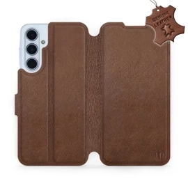 Hülle für Samsung Galaxy M35 5G - Farbe Brown Leather