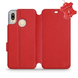 Hülle für Huawei P20 Lite - Farbe Red Leather