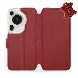 Hülle für Huawei Pura 70 Ultra - Farbe Dark Red Leather