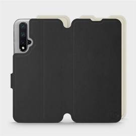 Hülle für Huawei Honor 20 - Farbe Schwarz mit Platin