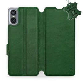 Hülle für Sony Xperia 10 VI - Farbe Green Leather