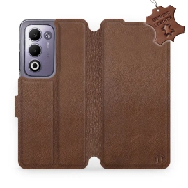 Hülle für OPPO A5m - Farbe Brown Leather