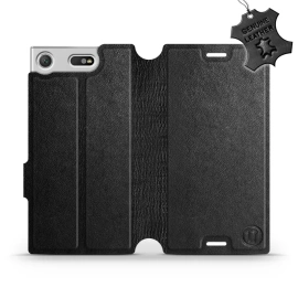 Hülle für Sony Xperia XZ1 Compact - Farbe Black Leather