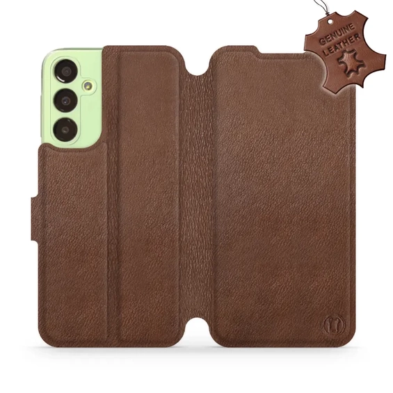 Hülle für Samsung Galaxy A24 - Farbe Brown Leather