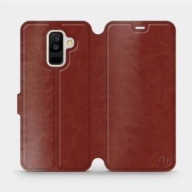 Hülle für Samsung Galaxy A6 Plus 2018 - Farbe Brown&Gray