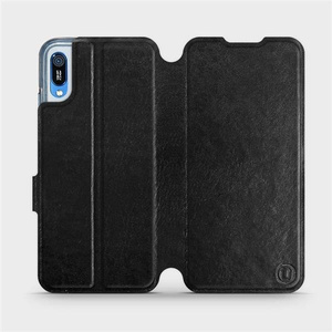 Hülle für Huawei Y6 2019 - Farbe Black&Orange