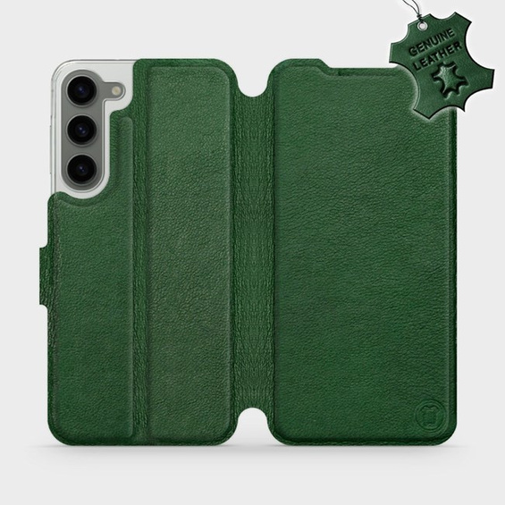 Hülle für Samsung Galaxy S23 Plus - Farbe Green Leather