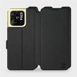 Hülle für Xiaomi POCO C40 - Farbe Schwarz mit Schwarz