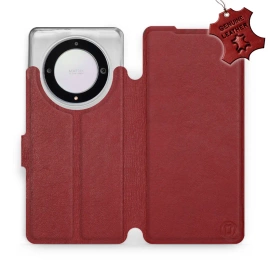 Hülle für Huawei Honor Magic5 Lite 5G - Farbe Dark Red Leather