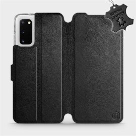 Hülle für Samsung Galaxy S20 - Farbe Black Leather