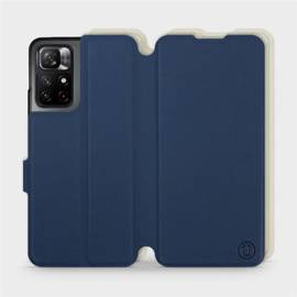 Hülle für Xiaomi Redmi Note 11S 5G - Farbe Marineblau mit Platin