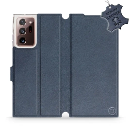 Hülle für Samsung Galaxy Note 20 Ultra - Farbe Blue Leather