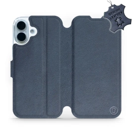 Hülle für Apple iPhone 17 - Farbe Blue Leather